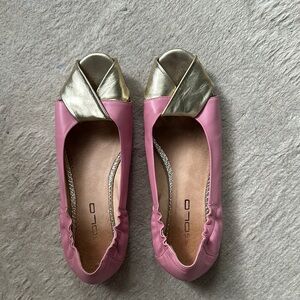 Solo Pink and Gold Women's Flats